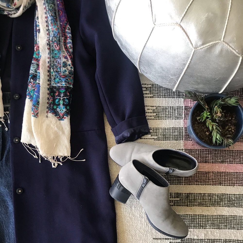 Camper grey suede women’s shoes